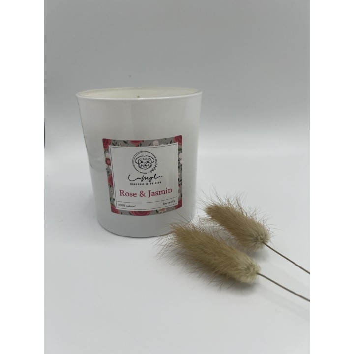 Bougie Rose et Jasmin